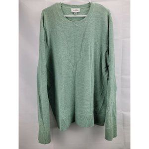 Men's Standard Fit Light Weight Crew Neck Sweater - Goodfellow & Co Green 2XL